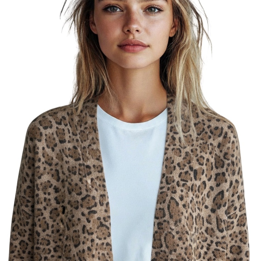 Magaschoni Leopard Print Sweater